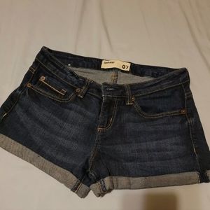 Garage Stretch Flirty Jean Short Sz 07 Distressed Women's Denim Short